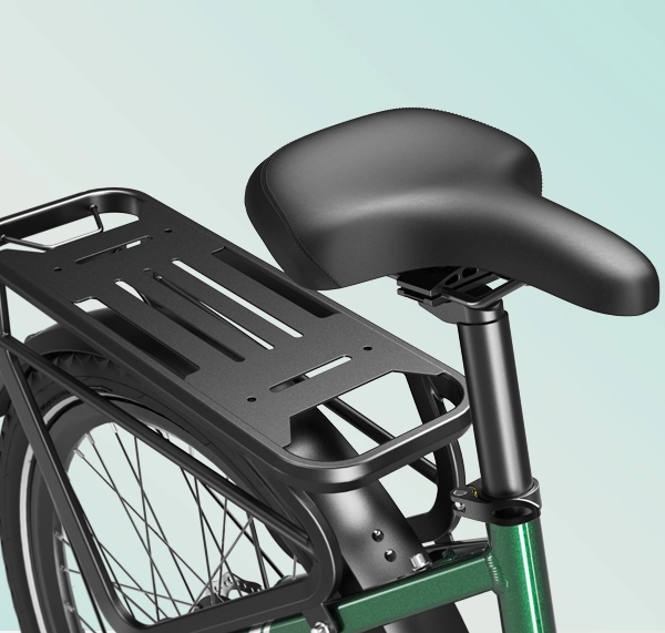 Selle et porte-bagages arrière
