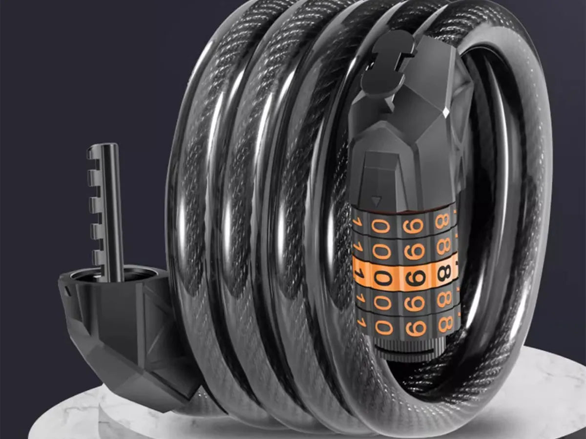 Antivol en acier à code pour vélo électrique