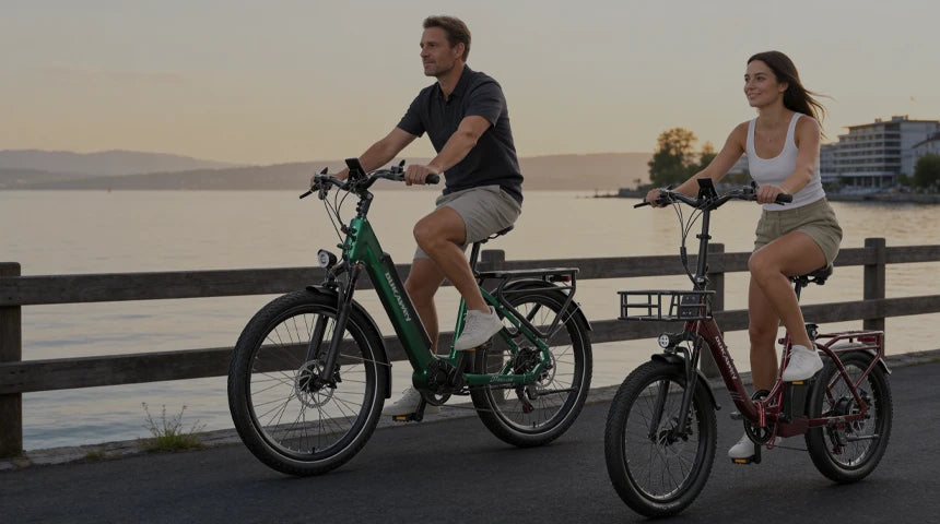 Vélos électriques à cadre bas