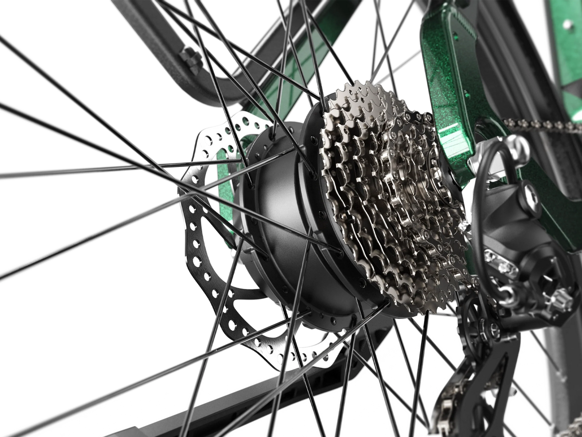 Dukawey FUGL Pro 8-speed rear cassette and hub motor